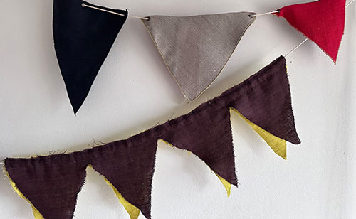 unterschiedliche Fähnchen