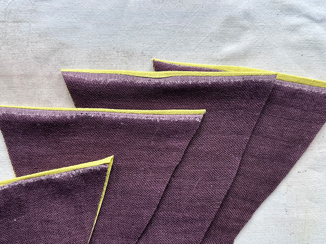 Fähnchen rotbraun und gelb